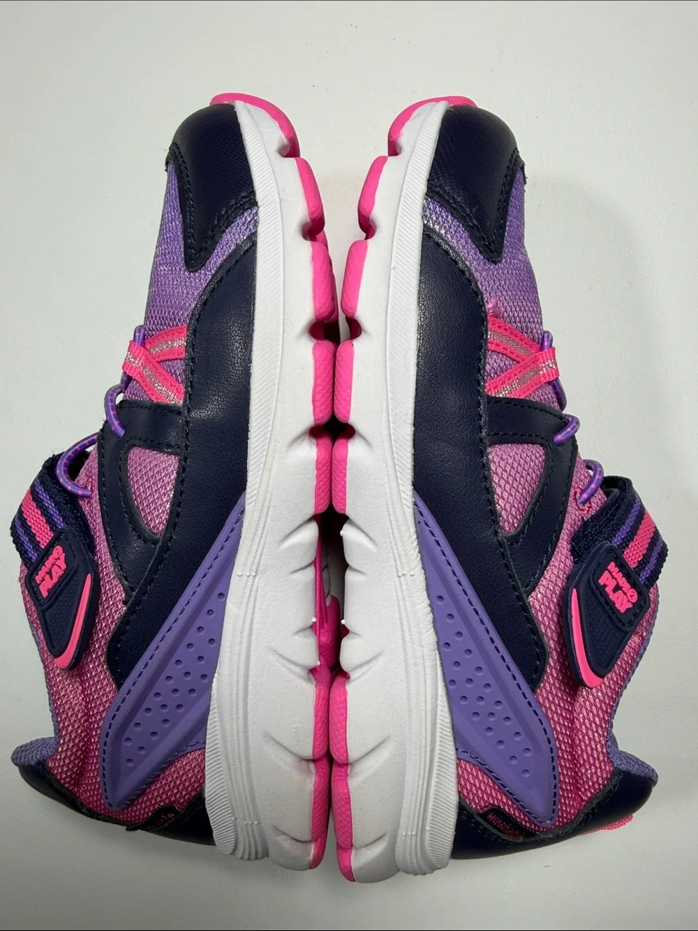 Girls Size 1 Stride Rite M2P Made to Play Journey Player Pink/Purple Sneaker